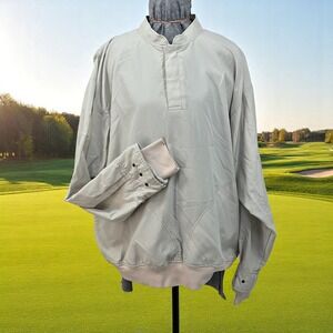 Zero Restriction‎ 1/4 Snap Men XL G Performance Windbreaker Jacket Golf Outwear